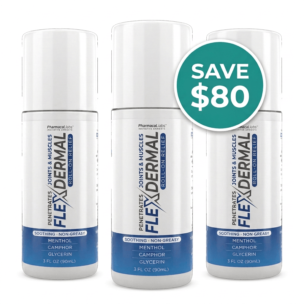 Flexdermal 3 bottle save80